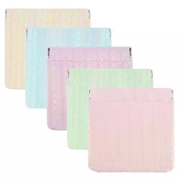 5 шт. Маленькая косметичка, портативная дорожная сумочка, водонепроницаемая косметичка из искусственной кожи, органайзер для наушников и зарядного устройства