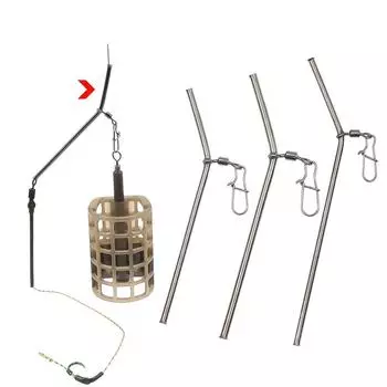 5 шт. Маленькая медная трубка балансировочная леска для ловли карпа группа противозакручивающий балансировочный соединитель рыболовные снасти аксессуары 5CM-5PCS