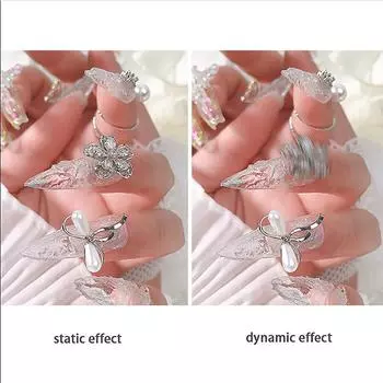 5 шт. маникюрные вращающиеся ювелирные аксессуары универсальные вращающиеся подшипники вращающиеся бусины для украшения ногтей