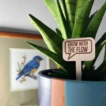 5 шт. маркеры для растений деревянные этикетки для суккулентных цветов для комнатных и уличных растений 5pcs