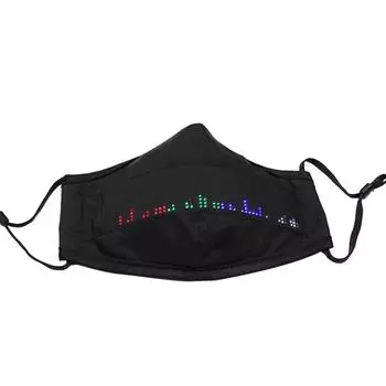 5 шт. Маскарад Хэллоуин светодиодное оптическое волокно приложение светящаяся маска светящаяся маска