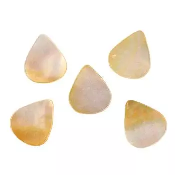 5 шт., медиатор, плектр, корпус из морского ушка, набор аксессуаров для музыкальных инструментов для бас-акустической гитары