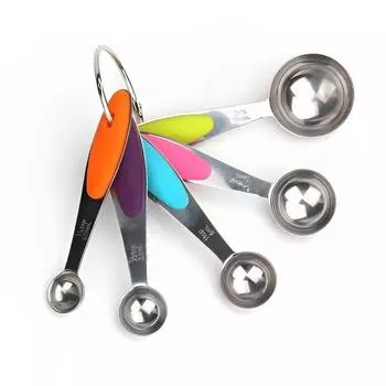 5 шт., мерная ложка из нержавеющей стали, силиконовая ручка, кухонные весы, мерные чашки, мерная ложка, набор инструментов для выпечки