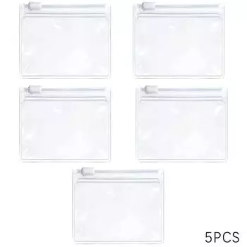 5 шт., мешочек для таблеток, мешочек для таблеток на молнии, многоразовые прозрачные пакеты для таблеток, самозапечатывающийся органайзер для путешествий, медицины, хранения