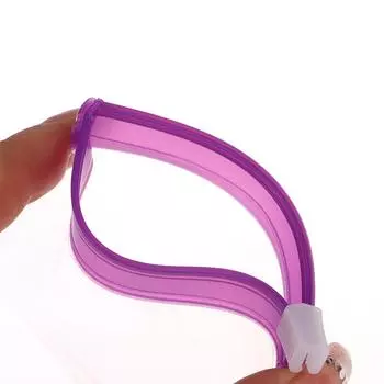 5 шт. мешочков для таблеток, мешочек для таблеток на молнии, многоразовые мешочки для таблеток, прозрачный мешок для таблеток из ЭВА, самозапечатывающийся органайзер для лекарств, сумки для хранения фиолетовый