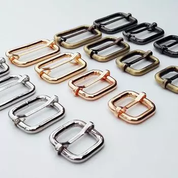 5 шт. металлическая лямка для сумки с пряжкой, регулятор слайдов, регулируемые квадратные кольцевые пряжки 38X19mm