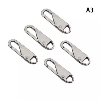 5 шт. металлическая застежка-молния, сменный съемный ползунок на молнии, ремонтный комплект для одежды, куртки, рукоделия, шитья, головка молнии