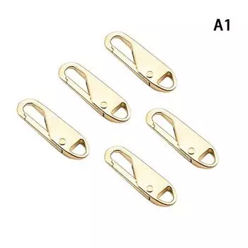 5 шт. металлическая застежка-молния, сменный съемный ползунок на молнии, ремонтный комплект для одежды, куртки, рукоделия, шитья, головка молнии