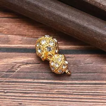 5 шт. Металлические магнитные застежки для браслета с крючком, ожерелье с сильной магнитной застежкой золотой