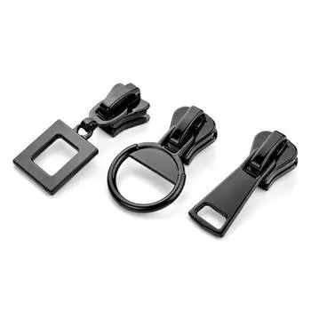 5 шт. металлические ползунки на молнии для смоляных застежек-молний 3 #/5 #/8 # черные ползунки на молнии с автоматическим замком аксессуары для молний для одежды 4-4.6mm