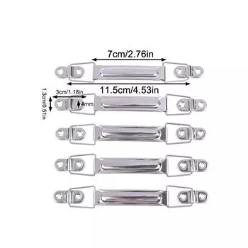 5 шт. Металлические ручки для багажа, Металлические ручки для сумок, Упаковочных коробок, Аксессуары для DIY