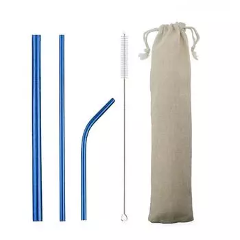 5 шт., металлические трубочки из нержавеющей стали 304, 12 мм, многоразовые трубочки для питья, набор, сумка, силиконовый чехол, насадки, аксессуары для бара серебряный