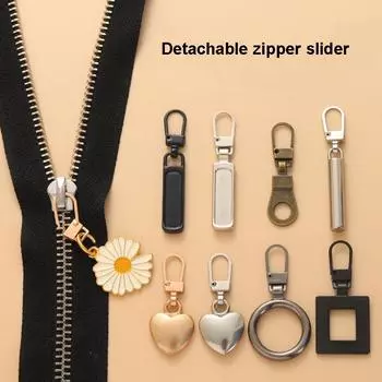 5 шт., металлические универсальные сменные застежки-молнии, комплект для ремонта застежек-молний для рукоделия, швейные инструменты 5pcs