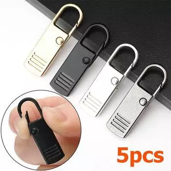 5 шт. мгновенная молния универсальная мгновенная фиксация молния ремонтный комплект сменный бегунок молнии зубцы спасения новый дизайн для шитья своими руками 5pcs чёрный