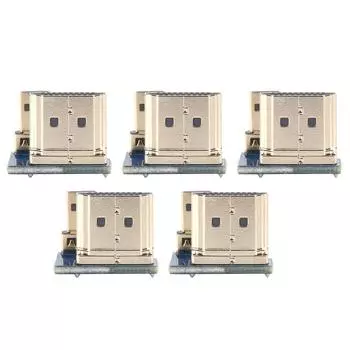 5 шт. Микро для HDMI в мультимедийный интерфейс высокой четкости, адаптер-конвертер, подходящий для