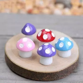 5 шт., микропейзаж, дом, цветочные украшения, бонсай, красочные поделки, маленький грибной сад, горшок с куклой, сказка, сказочное украшение, ручная работа розы красного