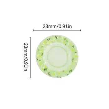 5 шт. Милая миниатюрная кукольная кухонная тарелка для цветов для кукольных аксессуаров для детской игрушки