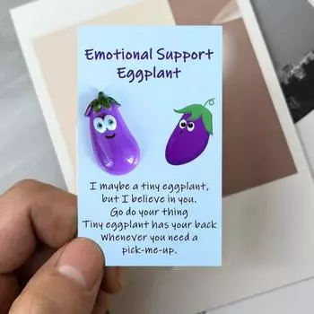 5 шт. милых открыток-обнимашек с рисунком солений, эмоциональная поддержка, соленья, помидоры, баклажаны, арахис, морковь, позитивные открытки для украшения подарка на выпускной 5pcs