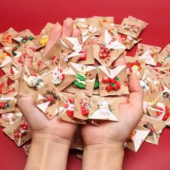 5 шт. милый рождественский магнит на холодильник сюрприз-сюрприз слепой пакет подарочный набор канцелярские принадлежности слепой пакет модель Merry Christmasmas