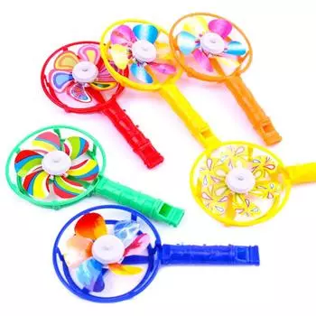 5 шт. милый свисток ветряная мельница шумелка оптом игрушки для детей день рождения сувениры пиньята набивка детские мальчики девочки карнавальные призы