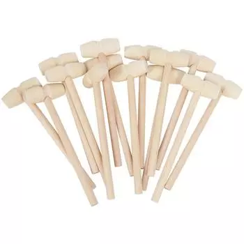 5 шт. Мини-деревянный молоток-отбойник, сменные деревянные колотушки, крабовые крекеры, морепродукты, детские игрушки, свадьба 5pcs