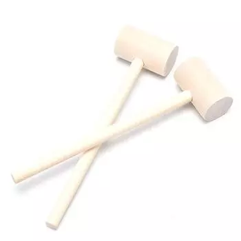 5 шт. Мини-игрушка в виде деревянного молотка, сменная деревянная игрушка-колотушка