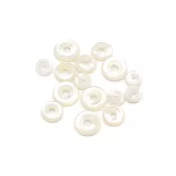 5 шт. мини круглые натуральные пресноводные ракушки с большим отверстием свободные бусины для изготовления ювелирных изделий DIY ожерелья браслеты серьги аксессуары 8-12 мм 5Pcs/8mm