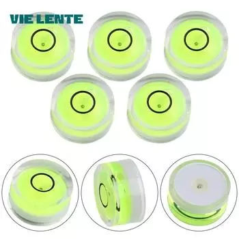 5 шт. Мини круглый точный пузырьковый уровень Bullseye инструмент горизонтальный прецизионный пузырьковый уровень измерительный инструмент детали ручного инструмента