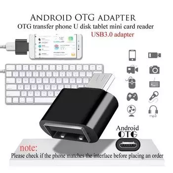 5 шт. Mini Micro USB к USB OTG адаптер 2,0 конвертер Huawei Samsung Xiaomi Android телефоны U диск планшет мини-кардридер 5pcs белый