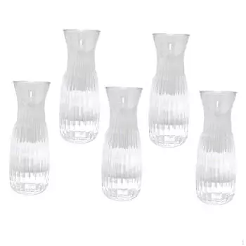 5 шт. мини-ваза для цветов, декоративные растения, декоры для обеденного стола, рабочего стола