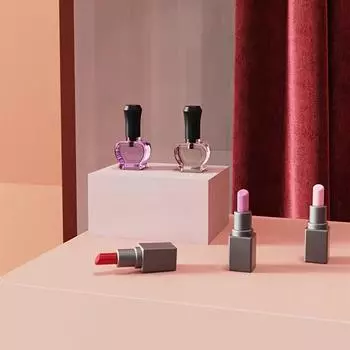 5 шт. миниатюрный кукольный домик парфюм косметика губная помада пудра кисти набор кукольный домик украшения аксессуары для девочек