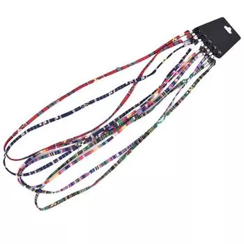 5 шт. микс красочные этнические хлопковые солнцезащитные очки шнур держатель фиксатор ремешок разноцветный