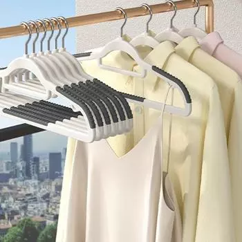 5 шт. многофункциональная вешалка для одежды бытовая вешалка нескользящая общежитие спальня специальное хранение вешалка для одежды без следов оранжевый