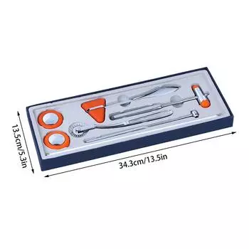 5 шт. многофункциональный перкуссионный диагностический рефлекторный перкуссионный молоток набор медицинский неврологический массажный молоток набор инструмент для здравоохранения