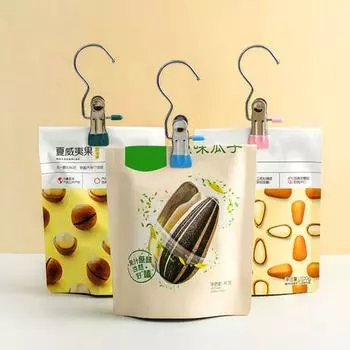 5 шт. многофункциональный зажим для сушки одежды с крючком, компактный металлический крючок из нержавеющей стали с резиновым покрытием розовый