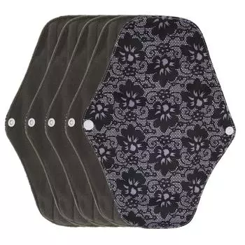 5 шт. многоразовые менструальные прокладки моющиеся тканевые женские прокладки герметичные гигиенические прокладки при недержании для