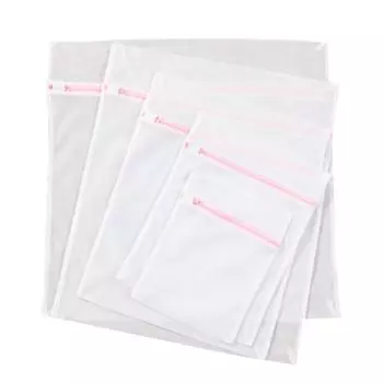 5 шт. многоразовых полиэстеровых сеток для стирки белья на молнии для нижнего белья бюстгальтеров одежды носков