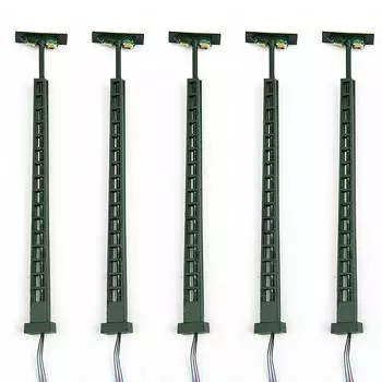 5 шт. модель железнодорожных огней бонсай декоративная решетка макет