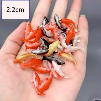 5 шт. моделирование аквариума мини-сцена украшение мягкий 3D мини-моделирование рыб наполнитель сказочный сад L