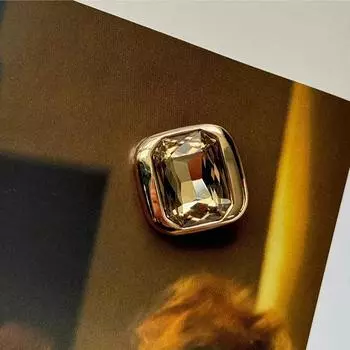 5 шт. модные алмазные пуговицы высокого качества большие квадратные металлические пуговицы со стразами декоративные пуговицы для одежды 19mm