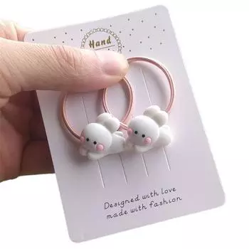 5 шт. Модные европейские и американские клетчатые эластичные резинки для волос для женщин, девочек, резинки для волос, веревка для аксессуаров для волос, держатель для хвостика