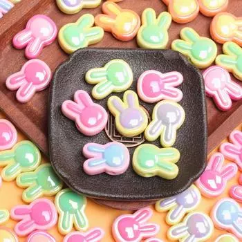 5 шт. модные ослепительные двухцветные бусины с УФ-покрытием, сделай сам, акриловый материал из бисера, браслет, ожерелье, изготовление ювелирных аксессуаров