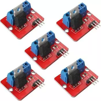 5 шт. модуль драйвера IRF520 красный совместимый Raspberry PI Button Drive для Arduino MCU ARM MCU