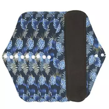 5 шт. моющиеся менструальные прокладки бамбуковый уголь мягкий печатный изысканный многоразовый гигиенический прокладочный материал для