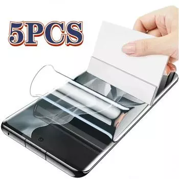 5 шт. мягкие защитные пленки из ТПУ для Samsung Galaxy S23 FE, гидрогелевая пленка для мобильного телефона, передняя крышка от царапин, защитная пленка 1pcs белый