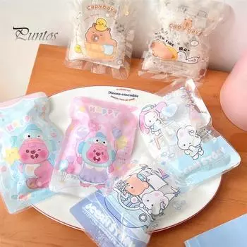 5 шт. мультфильм охлаждающий небольшой пакет со льдом мгновенные холодные пакеты одноразовые мешки со льдом длительный холодный герметичный контейнер для воды для путешествий и спорта