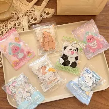 5 шт. мультфильм охлаждающий небольшой пакет со льдом мгновенные холодные пакеты одноразовые мешки со льдом длительный холодный герметичный контейнер для воды для путешествий и спорта