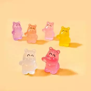 5 шт. мультяшная светящаяся кукла Diy ювелирные изделия аксессуары автомобильные украшения аксессуары игрушка