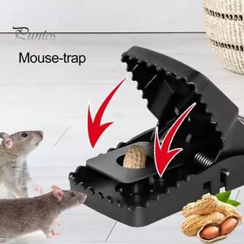 5 шт. мышеловка для дома и улицы, мышеловка с сильной пружиной, простая установка, быстрая ловля мышей для домашних мышей, крыс и грызунов 5pcs