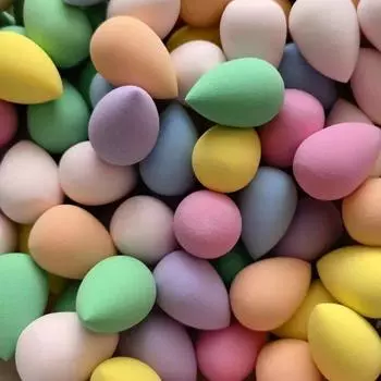 5 шт./набор 2x3 см мини-губка для макияжа в форме капли для глаз, носа, консилера, тональной основы, пудры, пуховки для макияжа, маленькие инструменты для макияжа, губки для яиц